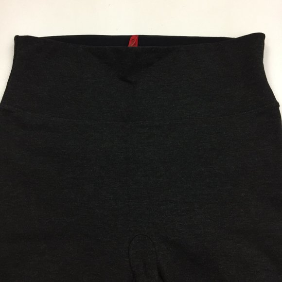 SPANX Sara Blakely Slimming Shaping Dark Gray/Black Pull On Ankle Leggings - Picture 3 of 10